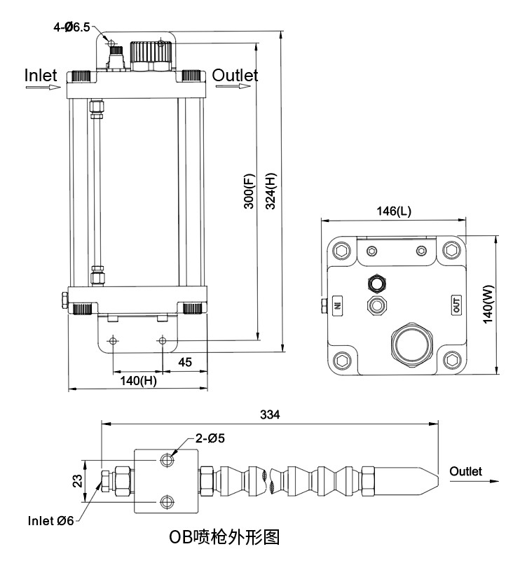 AOM安装尺寸